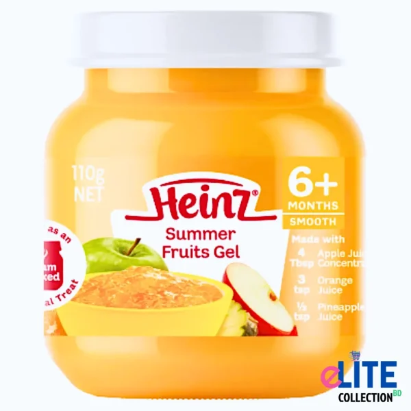 Heinz Summer Fruit Gel 110g – Healthy Baby Food for 6+ Months