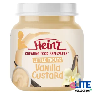 Heinz Vanilla Custard Baby Food – 110g (UK) | Smooth and Creamy Dessert for 6+ Months