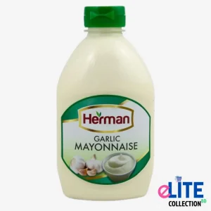 Herman Garlic Mayonnaise 500ml – Creamy & Flavorful Mayo from UAE