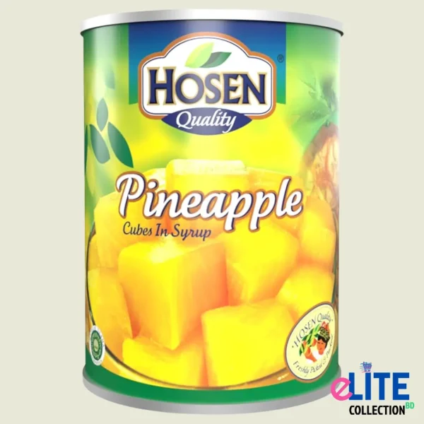 Hosen Pineapple Cubes 565g – Sweet & Juicy Canned Pineapple in Light Syrup