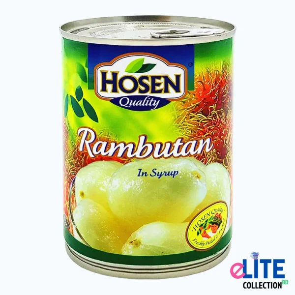 Hosen Rambutan in Syrup – 565g Can of Sweet & Juicy Exotic Fruit