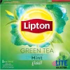 Lipton Green Tea with Refreshing Mint Flavor – 100 Tea Bags, 150g, Egypt