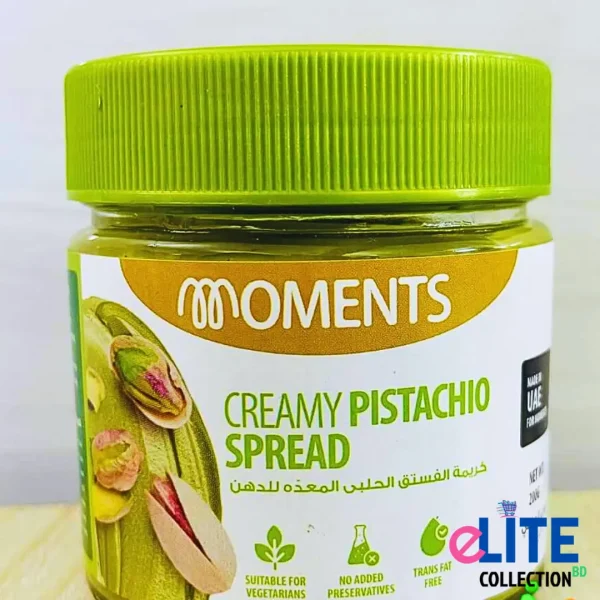 Moment's Creamy Pistachio Spread – 200g | Healthy & Delicious Nut Butter